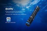 Duiklamp Xtar D20 Press 1200 lumen