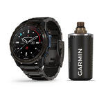 Garmin MK3 51 mm 51 mm Carbon grey DLC-titanium met DLC-titanium band en Descent T2 zendontvanger