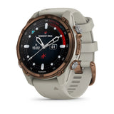 Garmin MK3si 43 mm Brons PVD-titanium met French Grey siliconen band