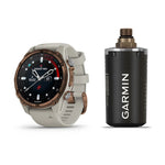 Garmin MK3i 43 mm Brons PVD-titanium met French Grey siliconen band en Descent T2 zendontvanger