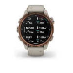 Garmin MK3i 43 mm Brons PVD-titanium met French Grey siliconen band