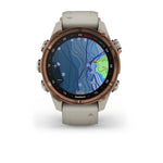 Garmin MK3i 43 mm Brons PVD-titanium met French Grey siliconen band