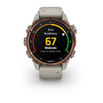 Garmin MK3i 43 mm Brons PVD-titanium met French Grey siliconen band