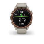 Garmin MK3i 43 mm Brons PVD-titanium met French Grey siliconen band