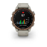 Garmin MK3i 43 mm Brons PVD-titanium met French Grey siliconen band en Descent T2 zendontvanger