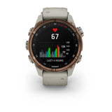 Garmin MK3i 43 mm Brons PVD-titanium met French Grey siliconen band