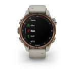 Garmin MK3i 43 mm Brons PVD-titanium met French Grey siliconen band en Descent T2 zendontvanger