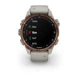 Garmin MK3i 43 mm Brons PVD-titanium met French Grey siliconen band en Descent T2 zendontvanger