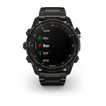 Garmin MK3 51 mm 51 mm Carbon grey DLC-titanium met DLC-titanium band en Descent T2 zendontvanger