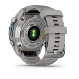 Garmin MK3 43 mm RVS met Fog grey siliconen band